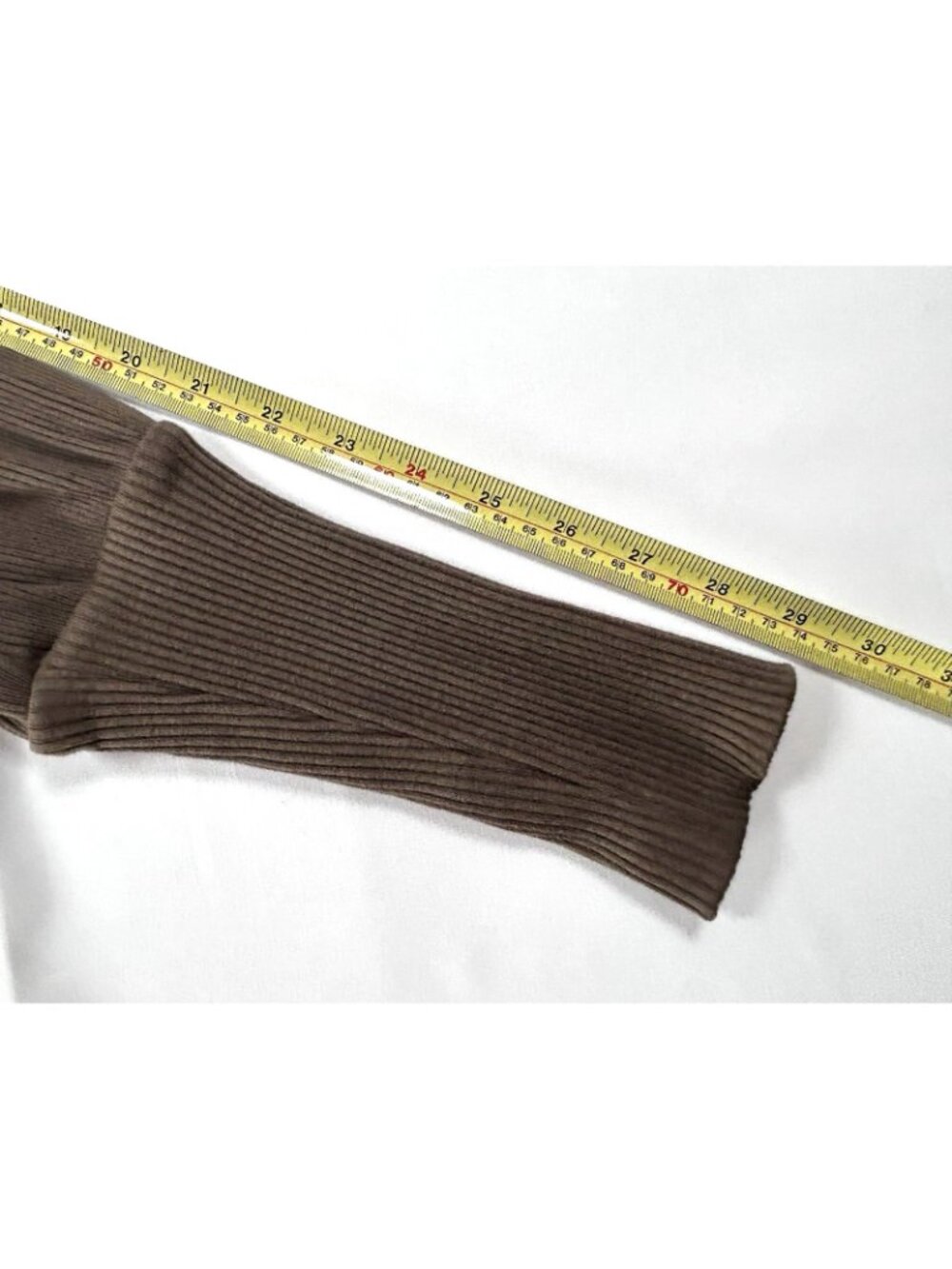 Free People Petra Ribbed Cropped Top Y2K Tortoise Shell Brown L - Picture 9 of 9